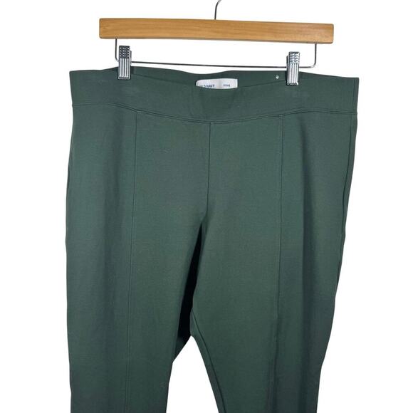 Old Navy Pant Women Size XL Forest Green Stevie Ponte Legging Career 821661 Work - Picture 3 of 5